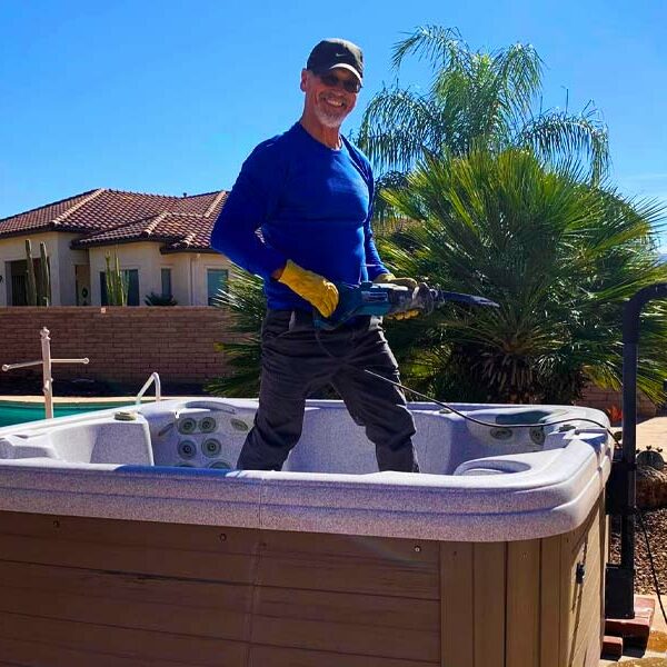 hot tub removal Tucson Arizona